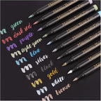 Dyvicl Metallic Brush Marker Pens by Dyvicl