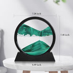 Moving Sand Art Liquid Motion, 3D Deep Sea Sandscape Color Quicksand Decor - Image 2