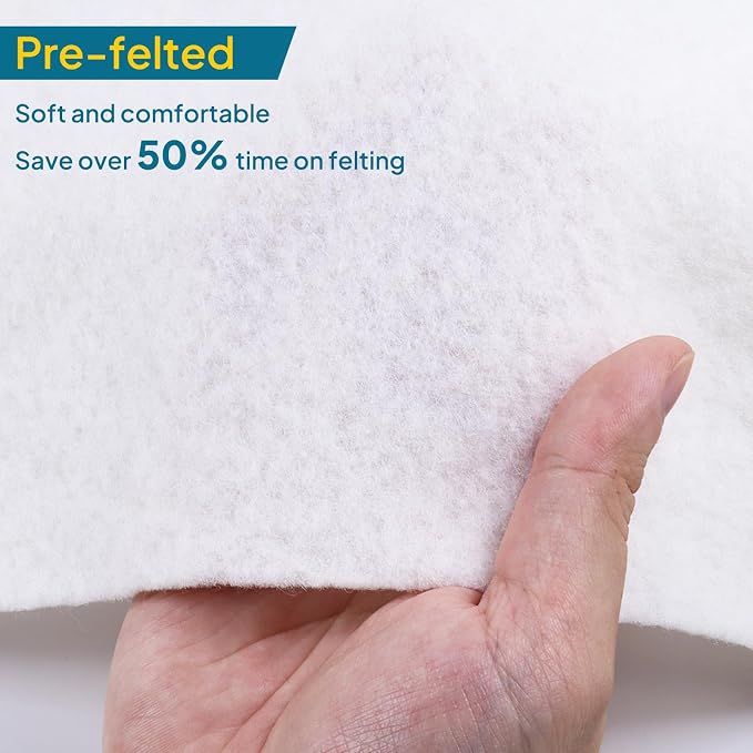 Pre Felt Wool Felt Fabric, Pure Merino Wool Felt - Image 3