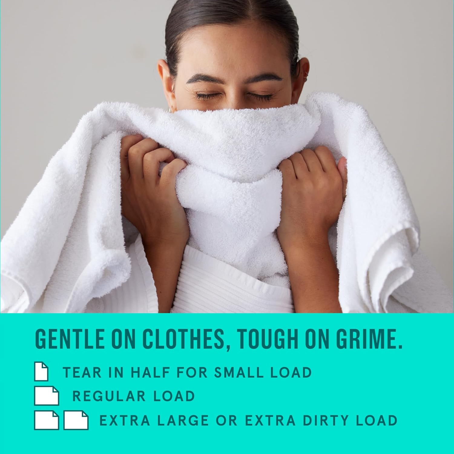 Rella Powerful Laundry Detergent Sheets, 120 Loads, Family Owned & Operated, Fresh Linen Scent, Biodegradable, Eco Friendly, Travel Laundry Detergent Sheets