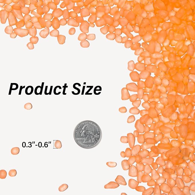QEQEKAKA Sea Glass Stones for Crafts About 1LB Glass Pebbles Gemstones Bulk for - Image 5