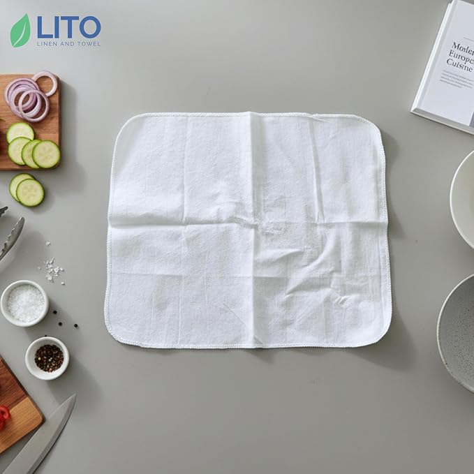 Flour Sack Shop Towels, Automotive, Kitchen Cleaning, Dusting & Multi-Purpose - Image 2