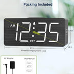 DreamSky Wooden Digital Alarm Clock - Image 8