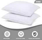 Utopia Bedding Bed Pillows for Sleeping King Size, Down Alternative Pillow for - Image 2