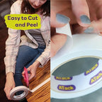 ATack Double Sided Clear Tape, 2-Inch x 20 Yards Heavy Duty Picture Mounting - Image 5