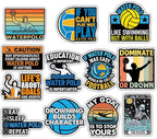 MAIANEY Water Polo Sticker Pack 12pcs – Funny Water Polo Stickers by Maianey