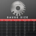 YESWELDER Round Dual Sided Metal Sheet Gage & Metal Sheet Thickness Gauge 2pk - Image 5