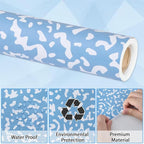 Composition Blue Bulletin Board Paper Roll Blue Dot Bulletin Board Background - Image 4