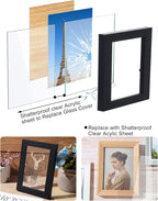 120 Pieces 1mm Thick Acrylic Sheets 5 x 7 Inch Acrylic Clear Sheet - Image 5