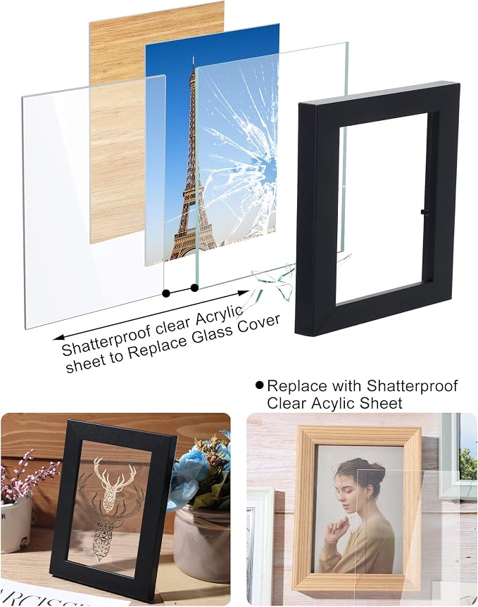 120 Pieces 1mm Thick Acrylic Sheets 5 x 7 Inch Acrylic Clear Sheet - Image 5