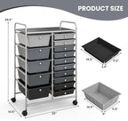 BECOMFORT 15-Drawer Rolling Cart - Image 3