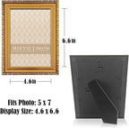 5×7 Picture Frame Gold, Picture Frames - Image 2