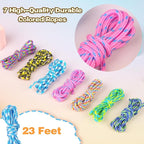 Ecoofor 633 PCS Beaded Keychain Making Kit, Acrylic Alphabet Letter Beads - Image 3