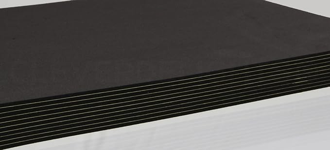 CleverDelights 8" x 12" Black Foam Sheets - Image 3