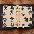 Transparent Flora Scrapbook Stickers Aesthetic Flowers Stickers | Transparent & - Image 5