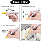 TFIVE Paint Markers Paint Pens, Waterproof Quick Dry and Permanent, Work on - Image 7