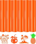 Tintnut Bright Orange Neon Heat Transfer Vinyl, easy cut & weed, stretch by Tintnut