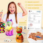 Goody King Paint Your Own Cat Lamp Kit, Easter Basket Stuffers, Arts & Crafts - Image 5