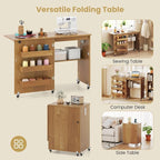 Giantex Folding Sewing Table - Image 8