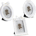 Vicenpal 3 Pcs Tiny Picture Ornate Frames 2.5 x 3.5 Inch Small Vintage Oval by Vicenpal