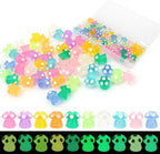 50Pcs Luminous Mini Mushrooms, Small Fairy Garden Mushrooms, Tiny Mushrooms by QUPIVA