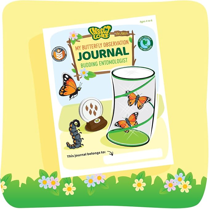 Insect Lore Raise and Release Butterfly Garden Kit – Caterpillar Habitat - Image 6