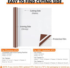 HTVRONT Brown HTV Roll Heat Transfer Vinyl - Image 4