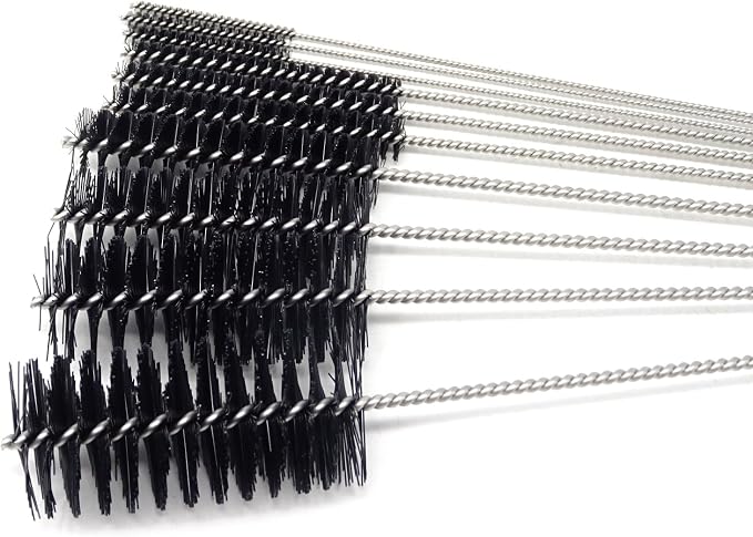 Honbay 10PCS 7.87Inch Nylon Tube Brush Set Cleaning Brush Set - Image 5