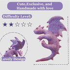 Dragon Needle Felting Kit For Beginners, Wool Felting Needles DIY Dinosaur | - Image 2