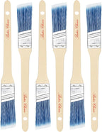 Bates Angle Paint Brushes, 6 Pack by BatesChoice
