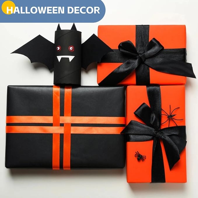 Black Wrapping Paper, Construction Paper Roll - Image 5