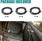 ALLWIN 10ft-1/4 10ft-3/8 10ft-1/2 Black Split Wire Loom Tubing Wire Conduit - Image 2