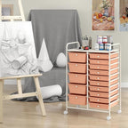 Giantex 15 Drawers Rolling Cart, Classroom Organizers, Storage Cart - Image 9