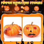 LOMIMOS Halloween Pumpkin Decorating Stickers, Large Jack-O-Lantern | Make - Image 2