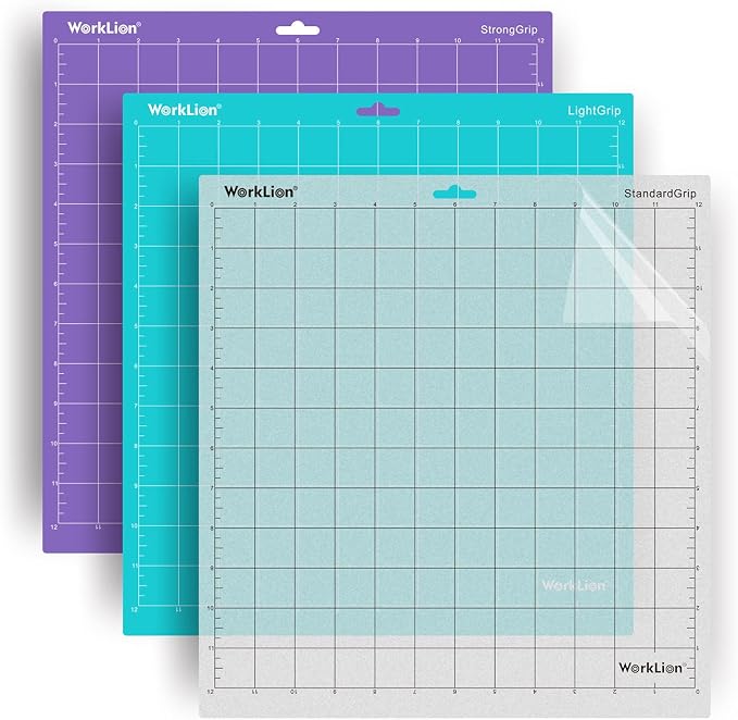 WORKLION Cutting-Mat 12x12 for Silhouette Cameo: Variety Adhesive Sticky by WORKLION