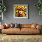 MBNTJHT Highland Cow Paint by Numbers Kit - Image 5