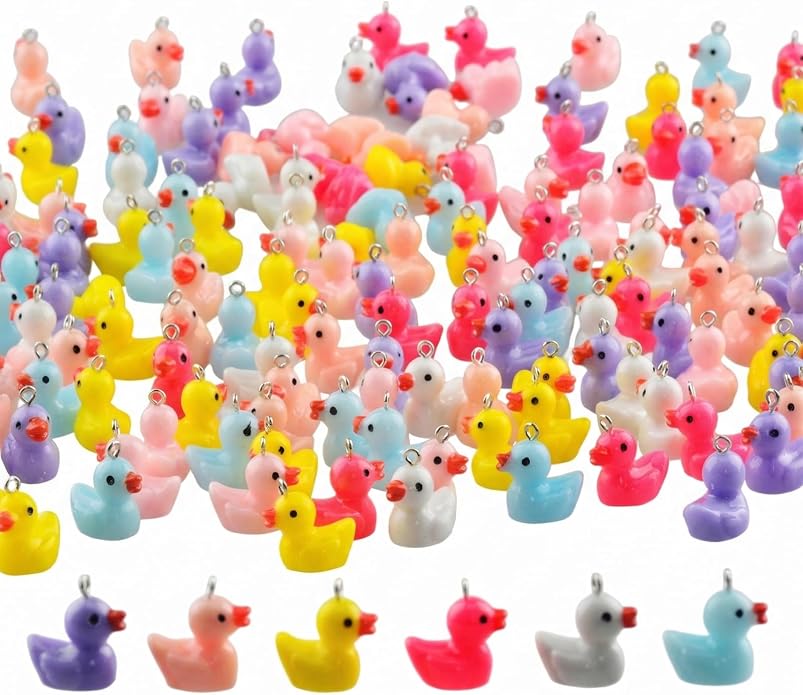 Keychain Charms Bulk 30pcs mixed Cute 3D Charms by Cmidy