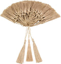 VAPKER 100 Pieces Wheat Color 13cm/5-Inch Silky Handmade Soft Tassels Floss by VAPKER