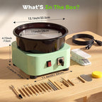 Alldeer 11-inch Pottery Wheel, 350W Electric Ceramic Forming Machine - Image 9