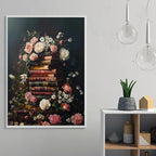Book Flower Diamond Art Kits for Adults, DIY 5D Vintage Diamond Painting Kits - Image 4