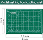 WISYOK 6" x 8" A5 Craft Mat, Small Rotary Cutting Mat - Image 2
