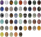 Wholesale Lot Multi-color Gemstone Round Oval Cab Cabochon by Justinstones