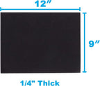 24 Ct Sheets Black EVA Cosplay Foam in 9” x 12’’ Sheets; High Density Thick - Image 3