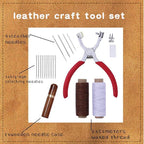 Stitching Hole Punch BUTUZE, 4mm Silent Leather Hand Pliers（French 4 Teeth and - Image 4