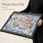 1000 Pieces Puzzle Board, 31.5x23.6 Felt Puzzle Storage Mat | Portable surface - Image 5
