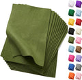 Soft Moss Green Felt Fabric Sheets by FANOMMI