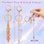 28 Pcs Beadable Keychain Bars - Image 2