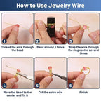 22 Gauge Jewelry Wire, Anezus Craft Wire Tarnish Resistant Copper Beading Wire - Image 5