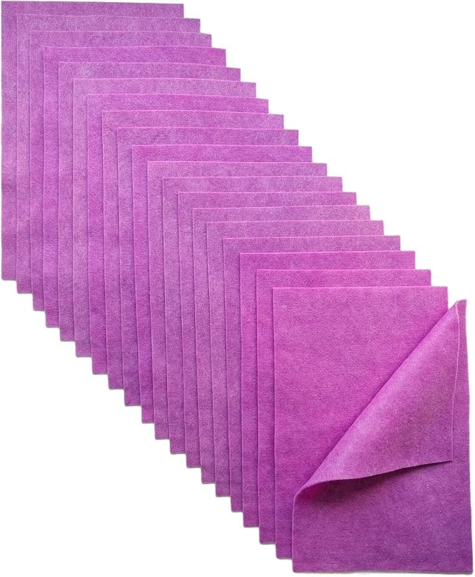 Jtnohx Color Felt, Soft Felt Sheets, 1.4mm Thick 8"x12" Handicraft Felt Fabrics - Image 2