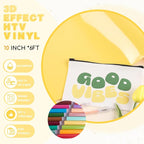 Tintnut Sweet Corn Puff Heat Transfer Vinyl Roll, easy cut & weed, stretch - Image 2